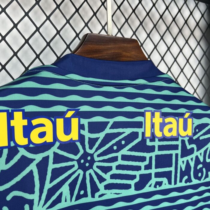 Retro Brazil 2024 Pre-Match Jersey - Image 3