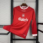 Retro Liverpool 2002/04 Home Long Sleeve Jersey