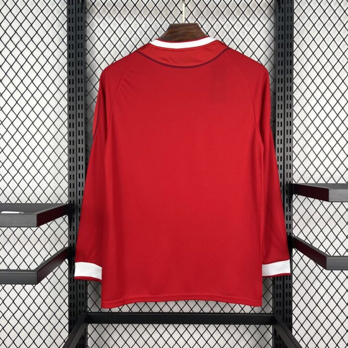 Retro Liverpool 2002/04 Home Long Sleeve Jersey - Image 2