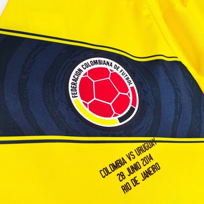 Retro Colombia 2014 Home Jersey - Image 4