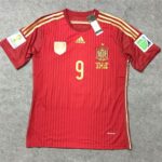 Retro Spain 2014 Home Jersey - Image 4
