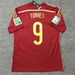 Retro Spain 2014 Home Jersey - Image 5
