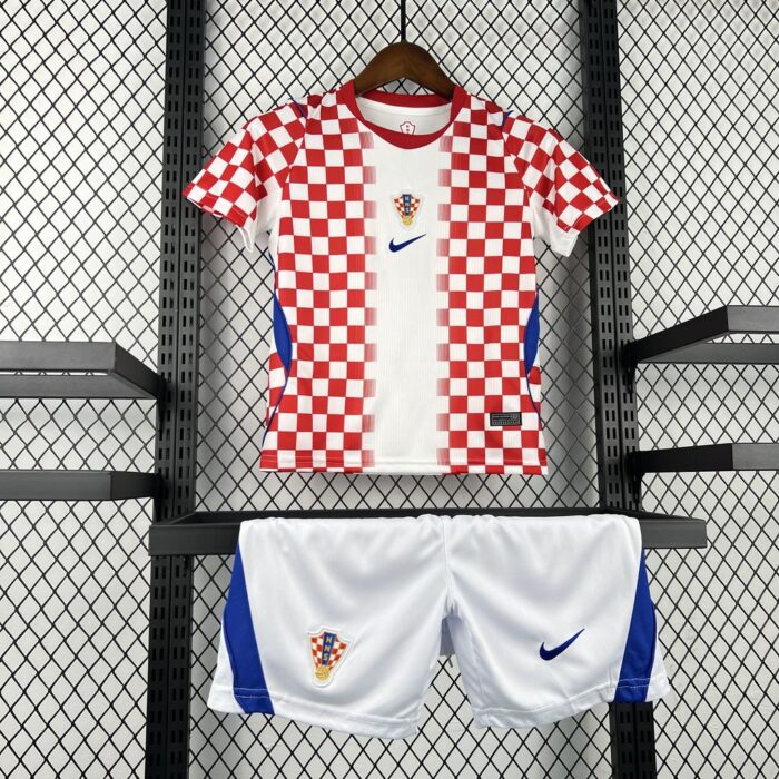 Kids Croatia 2026 World Cup Home Kit - Image 3