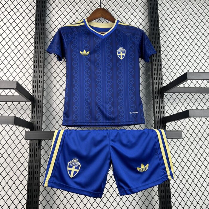 Kids Sweden 2026 World Cup Away Kit - Image 3