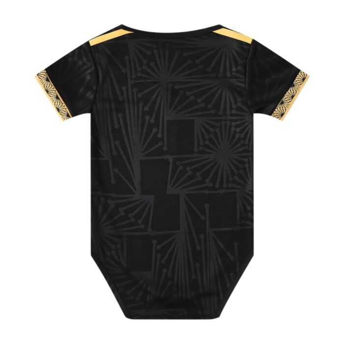 Baby Mexico 2026 Gold Black Baby Onesie - Image 2