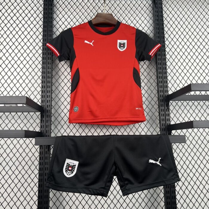 Kids Austria 2026 World Cup Home Kit - Image 3