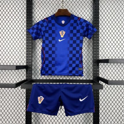 Kids Croatia 2026 World Cup Away Kit