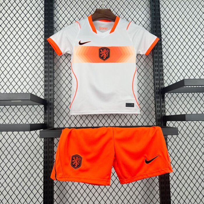 Kids Netherlands 2026 World Cup Away Kit - Image 3