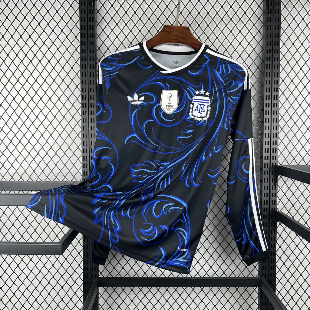 Mens Argentina 2026 World Cup Away Long Sleeve Jersey - Image 1