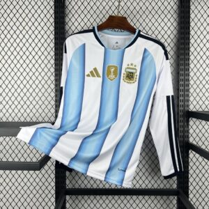 Mens Argentina 2026 World Cup Home Long Sleeve Jersey