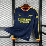 Mens Arsenal 2026/27 Away Long Sleeve Jersey
