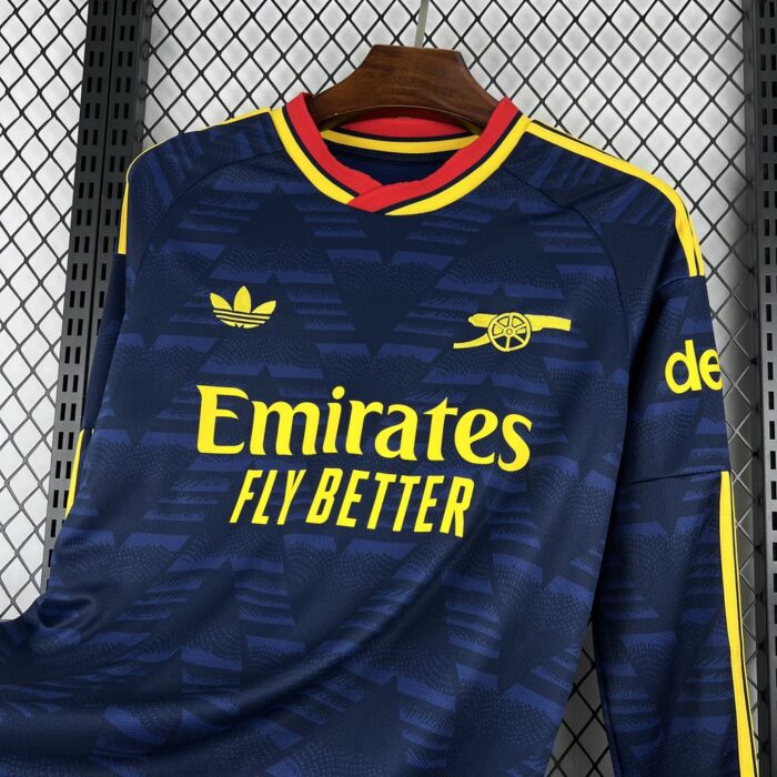 Mens Arsenal 2026/27 Away Long Sleeve Jersey - Image 4