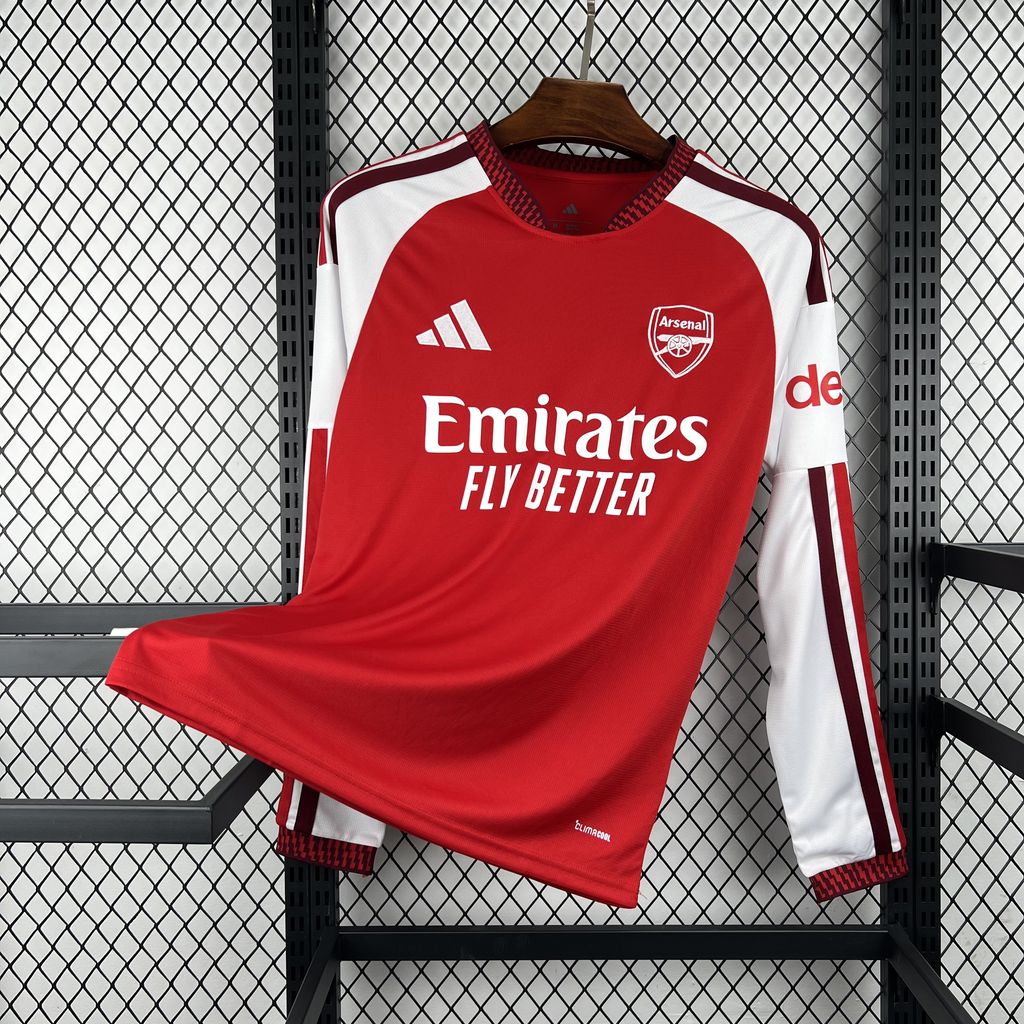 Mens Arsenal 2026/27 Home Long Sleeve Jersey - Image 1