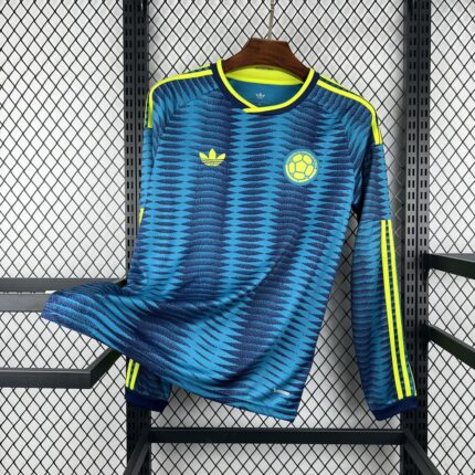 Mens Colombia 2026 World Cup Away Long Sleeve Jersey
