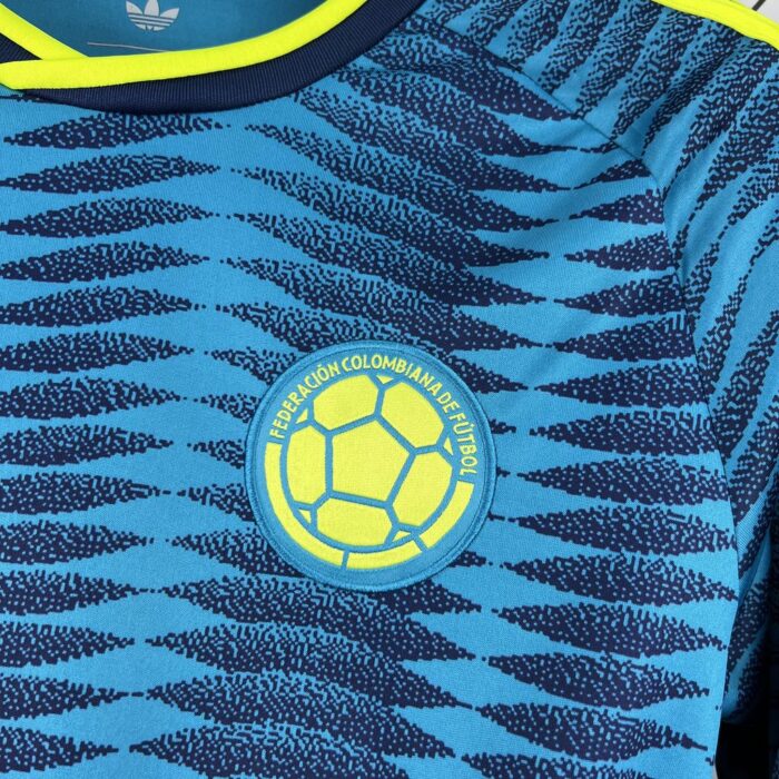 Mens Colombia 2026 World Cup Away Long Sleeve Jersey - Image 4