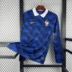 Mens France 2026 World Cup Home Long Sleeve Jersey