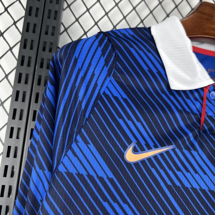 Mens France 2026 World Cup Home Long Sleeve Jersey - Image 5
