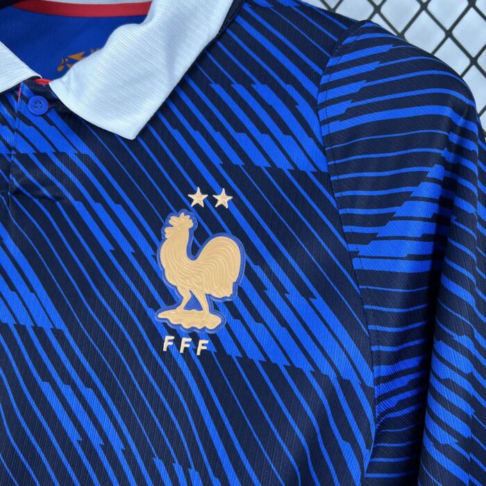 Mens France 2026 World Cup Home Long Sleeve Jersey - Image 4