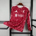 Mens Liverpool 2026/27 Home Long Sleeve Jersey