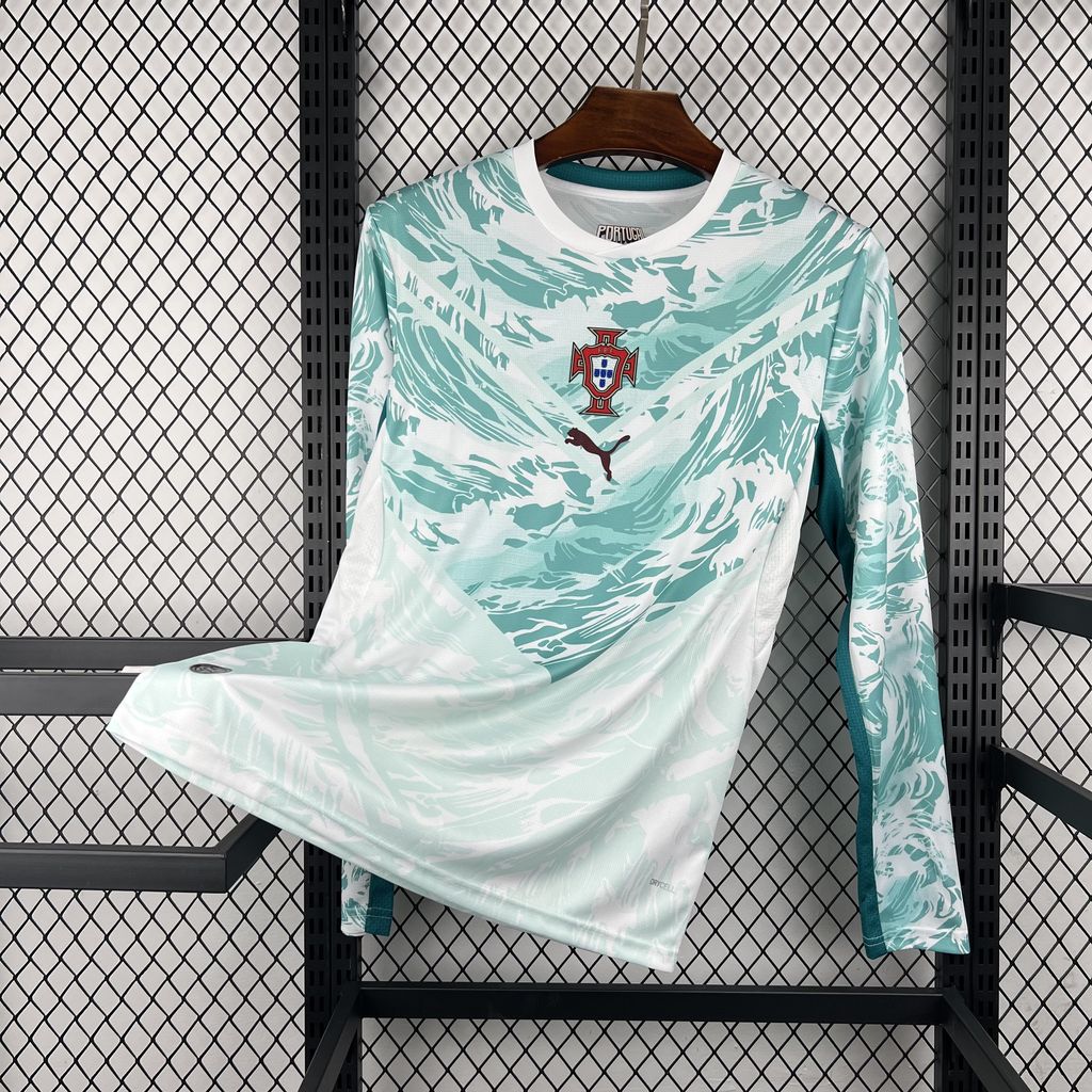 Mens Portugal 2026 World Cup Away Long Sleeve Jersey - Image 1