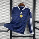 Mens Scotland 2026 World Cup Home Long Sleeve Jersey