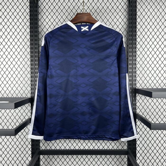 Mens Scotland 2026 World Cup Home Long Sleeve Jersey - Image 2