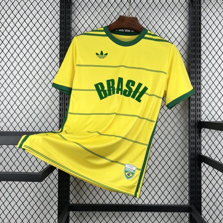 Retro Brazil 1984 Home Jersey