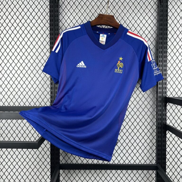 Retro France 2002 Home Jersey
