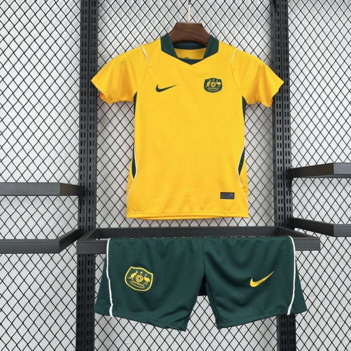 Kids Australia 2026 World Cup Home Kit - Image 3