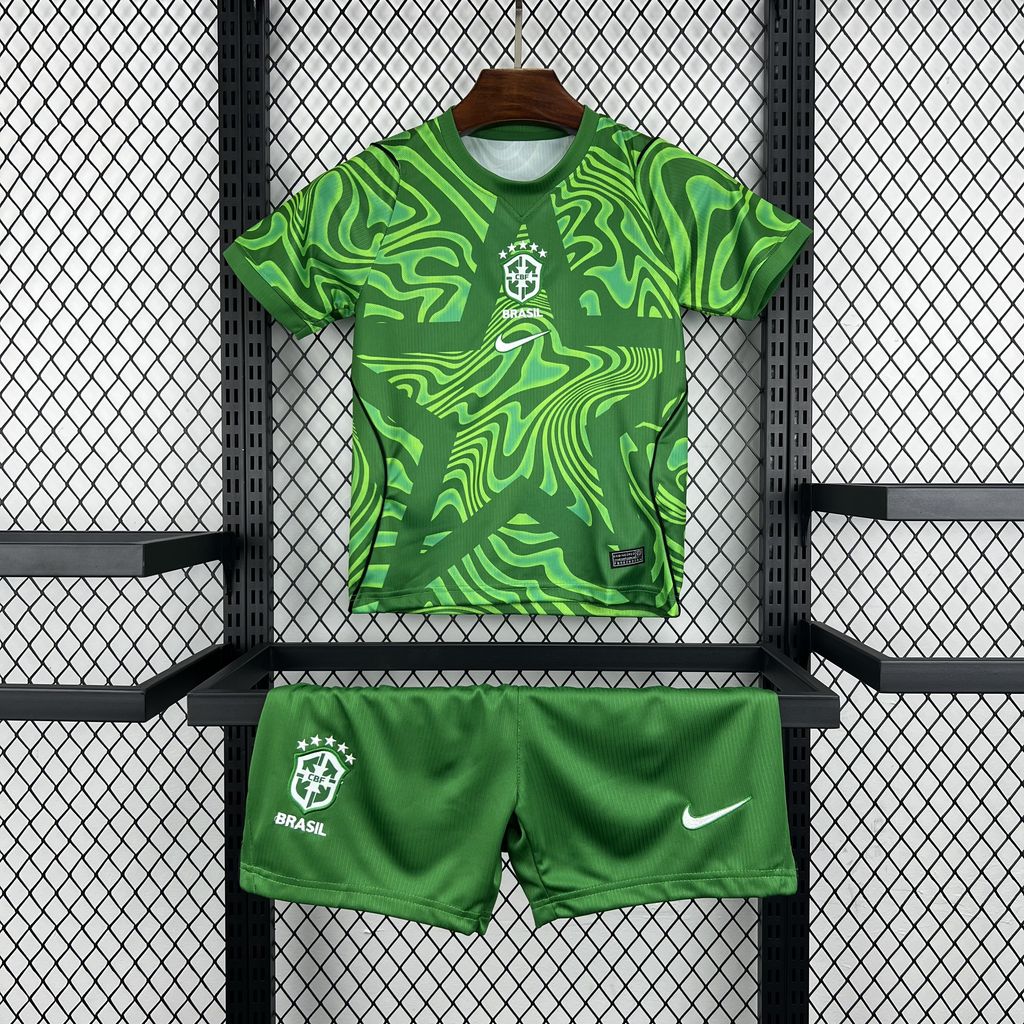 Kids Brazil 2026 World Cup Goalkeeper Kit - Image 1
