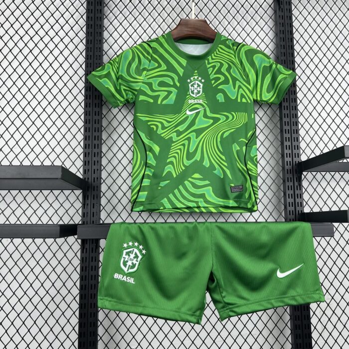 Kids Brazil 2026 World Cup Goalkeeper Kit - Image 3