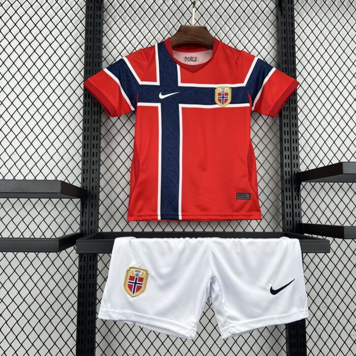 Kids Norway 2026 World Cup Home Kit - Image 3