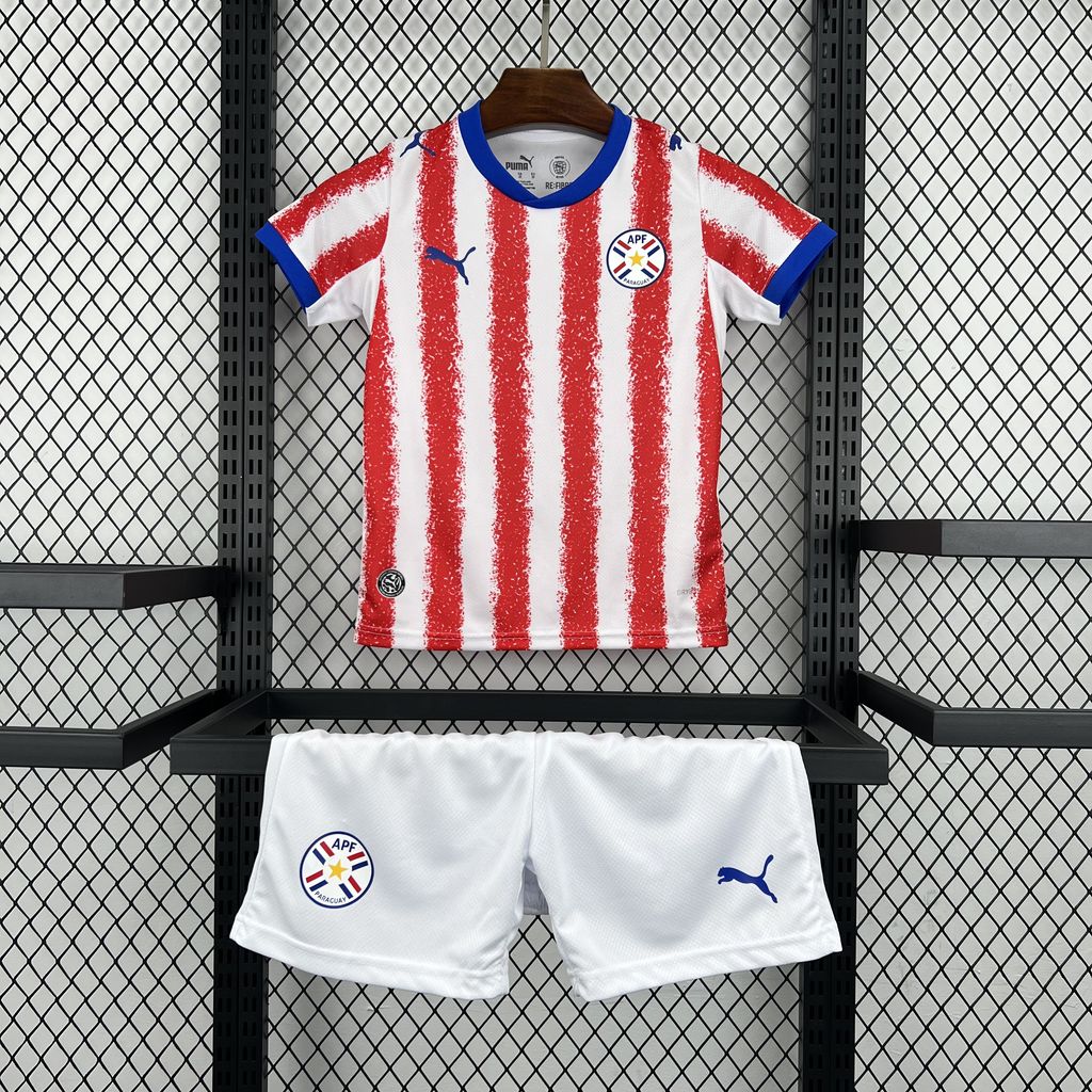Kids Paraguay 2026 World Cup Home Kit - Image 1