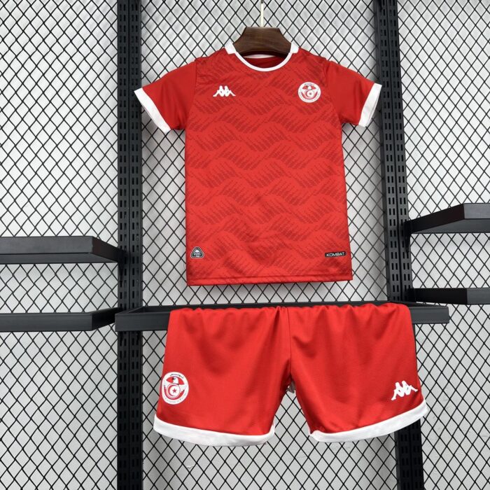 Kids Tunisia 2026 World Cup Away Kit - Image 3
