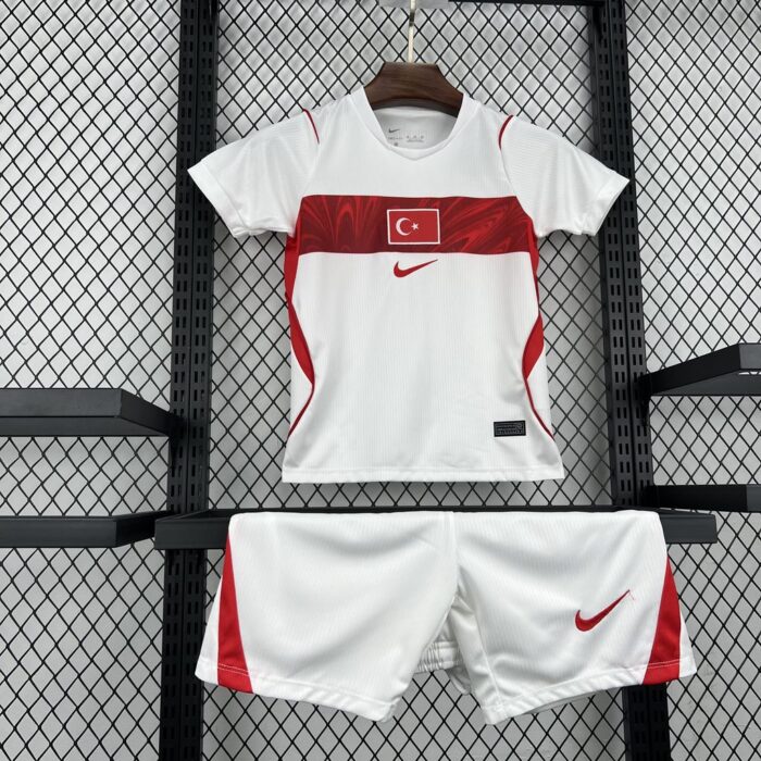 Kids Turkey 2026 World Cup Away Kit - Image 3