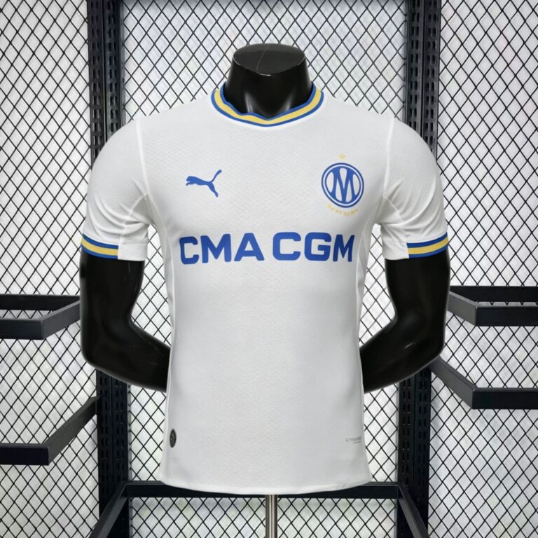 Mens Olympique Marseille 2026/27 Home Jersey Player Version