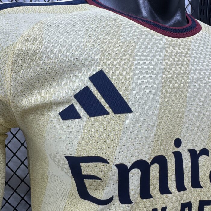 Mens Arsenal 2026/27 Away Long Sleeve Jersey Player Version – view 6