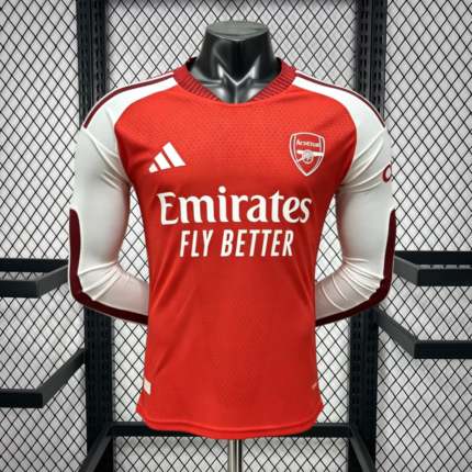 Mens Arsenal 2026/27 Home Long Sleeve Jersey Player Version