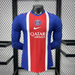 Mens Paris Saint-Germain 2026/27 Home Long Sleeve Jersey Player Version