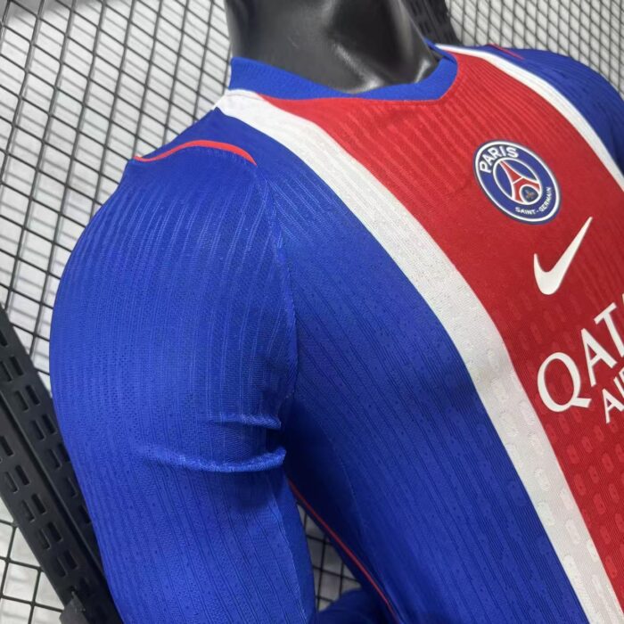 Mens Paris Saint-Germain 2026/27 Home Long Sleeve Jersey Player Version – view 4