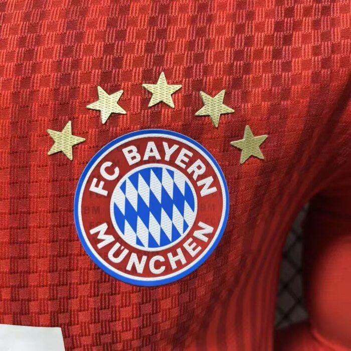 Mens Bayern Munich 2026/27 Home Long Sleeve Jersey Player Version – view 6