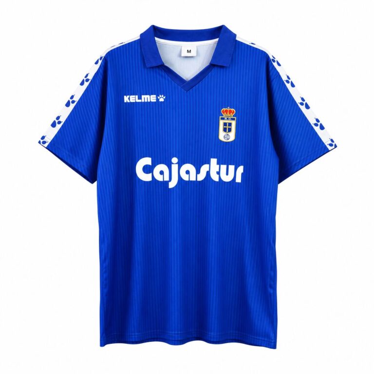 Retro Real Oviedo 1992/93 Home Jersey