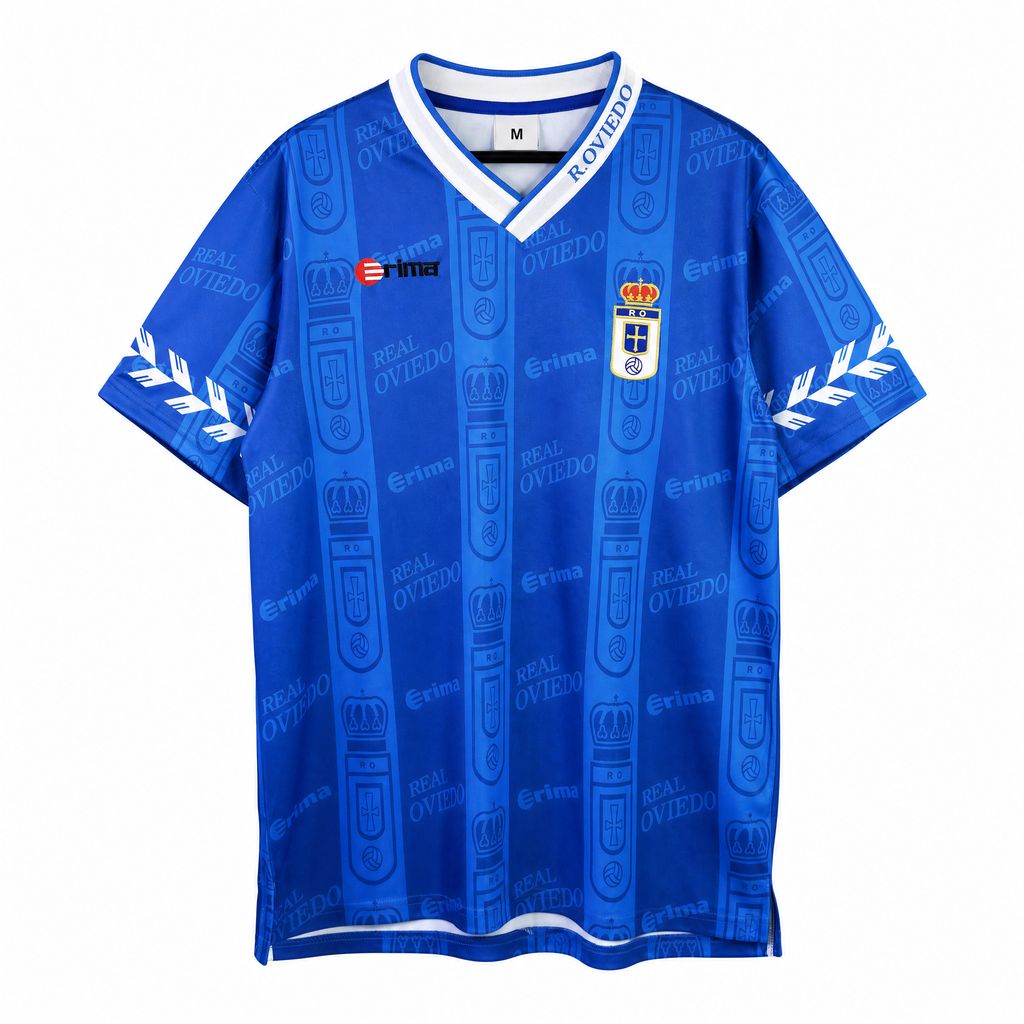Retro Real Oviedo 1998/99 Home Jersey Retro Real Oviedo 1998/99 Home Jersey