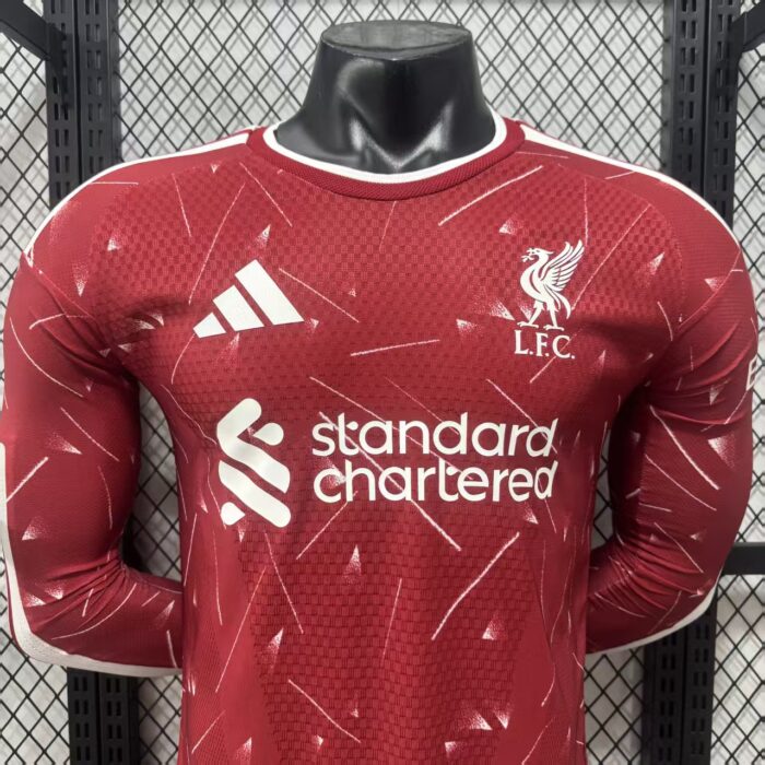 Mens Liverpool 2026/27 Home Long Sleeve Jersey Player Version – view 5