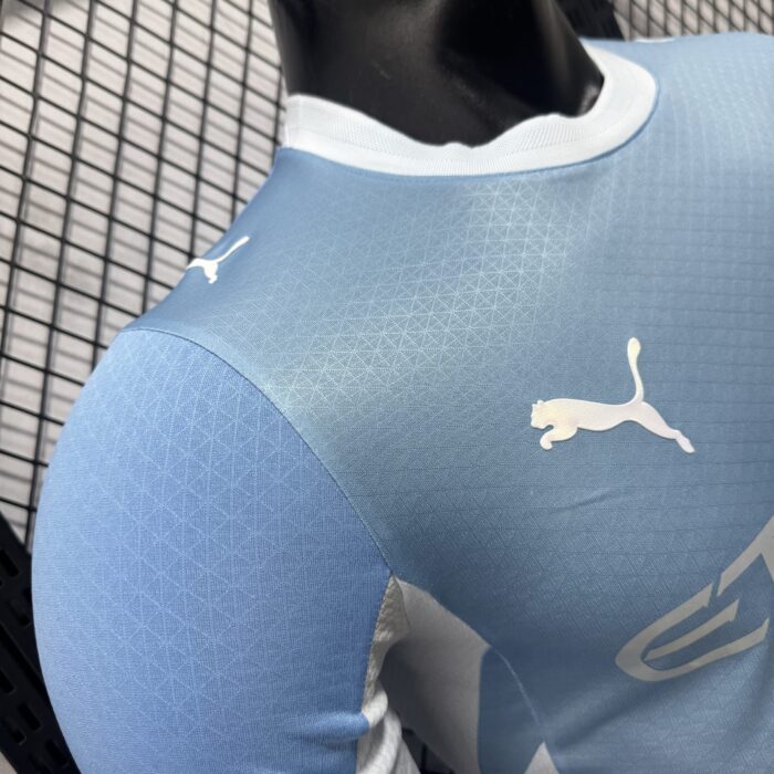 Mens Manchester City 2026/27 Home Long Sleeve Jersey Player Version – view 3