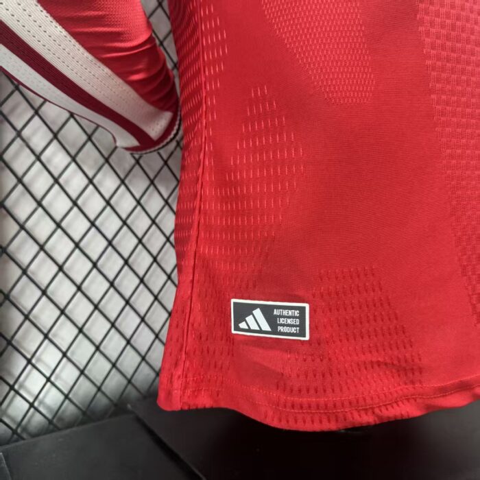 Mens Manchester United 2026/27 Home Long Sleeve Jersey Player Version – view 6