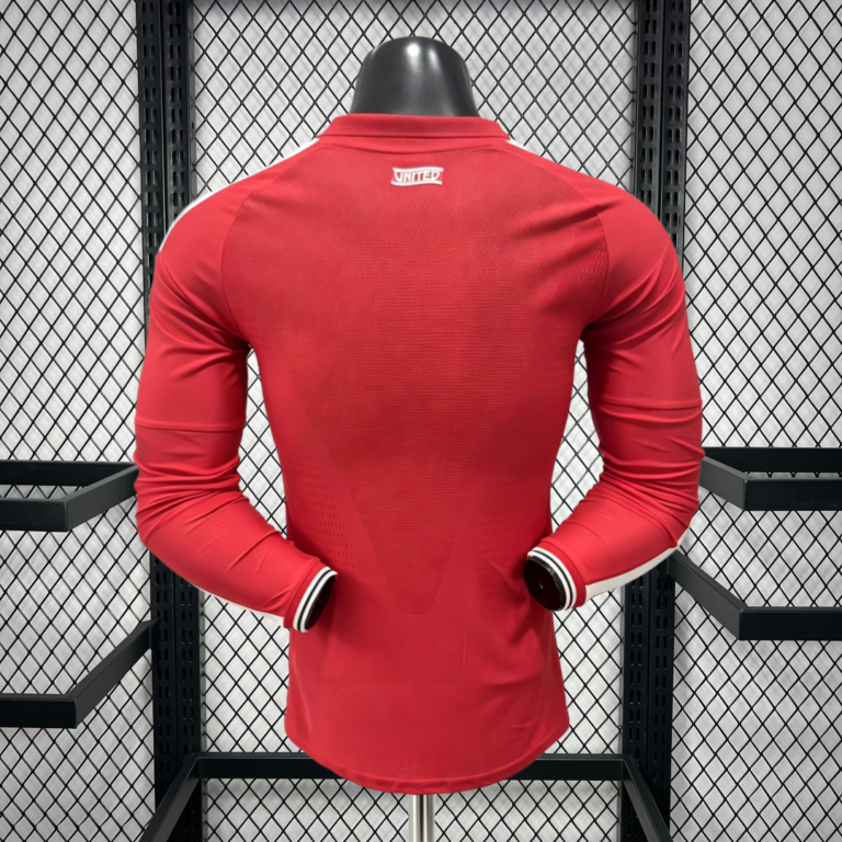 Mens Manchester United 2026/27 Home Long Sleeve Jersey Player Version – view 2