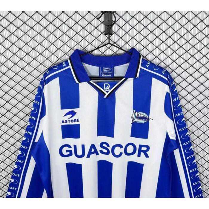 Retro Deportivo Alaves 1998/99 Home Long Sleeve Jersey – view 2