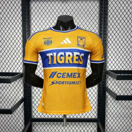 Mens Tigres UANL 2026/27 Home Jersey Player Version