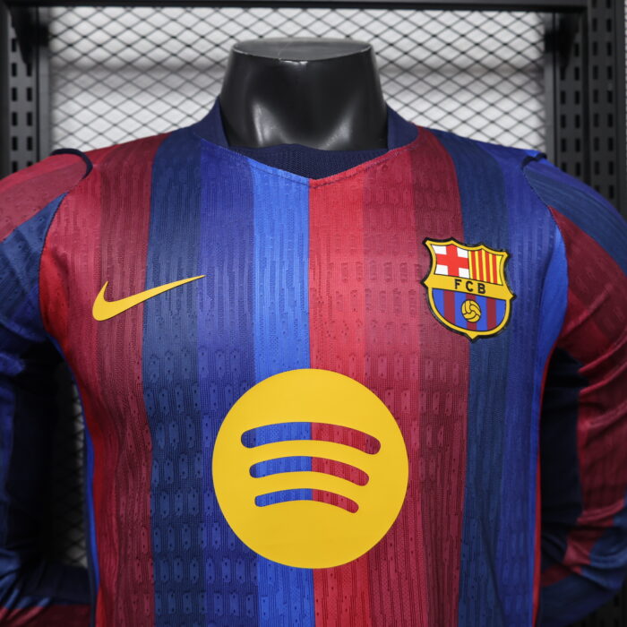 Mens Barcelona 2026/27 Home Long Sleeve Jersey Player Version – view 5
